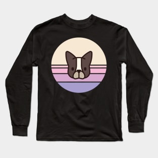 Sunset Walk with my French Bulldog Long Sleeve T-Shirt